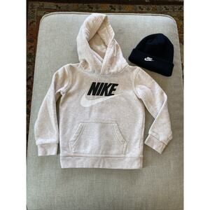 Nike Hoodie Sweatshirt & Beanie Toddler 2 Piece Set 2T 3T